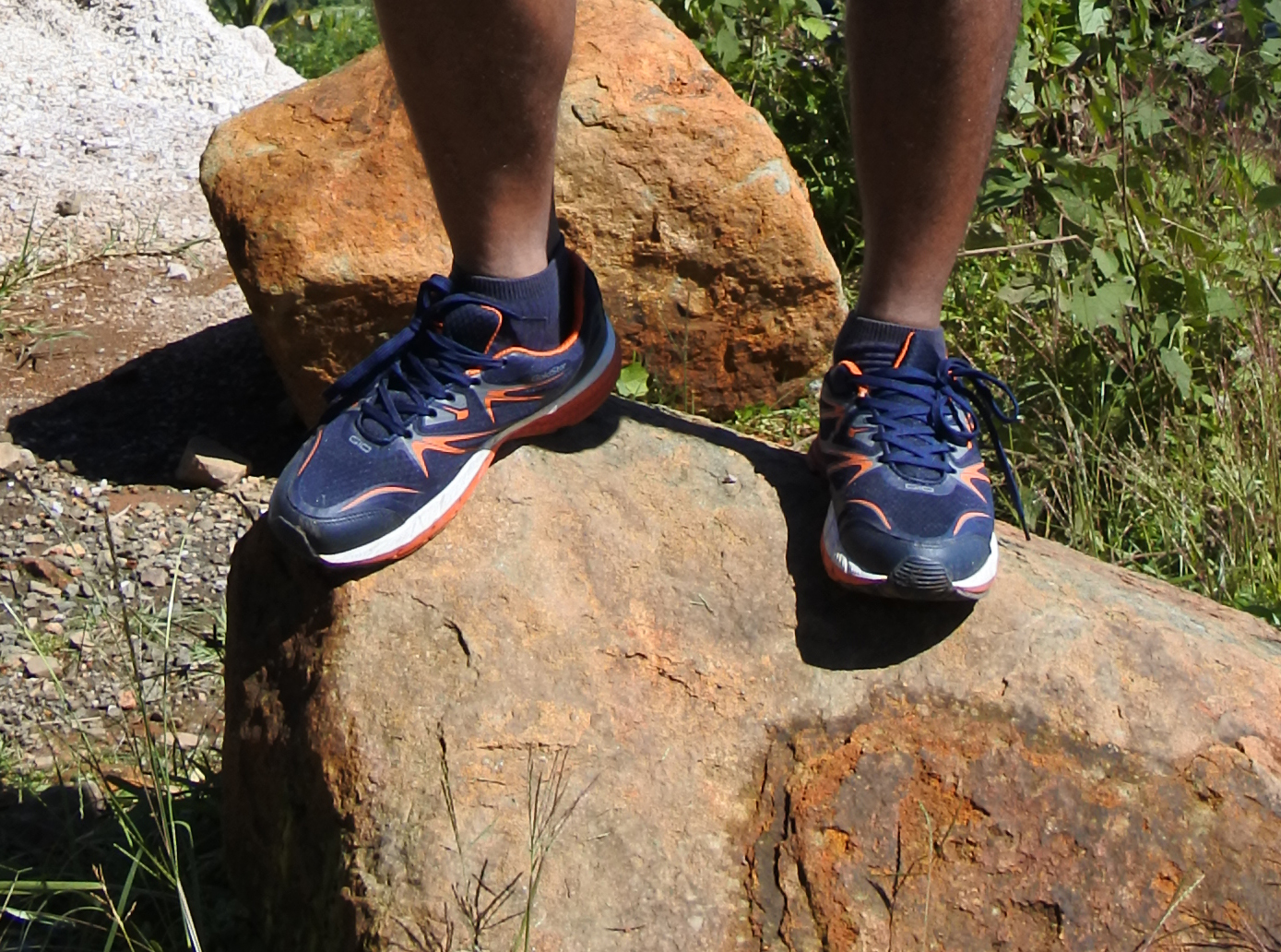 with GoldStar shoes somewhere in Meghalaya GoldStar shoes