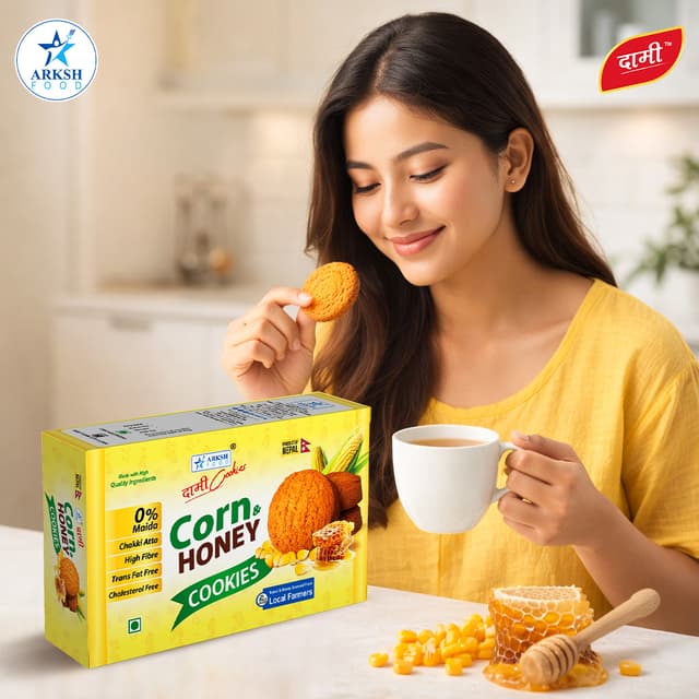 Dami Corn & Honey Cookies