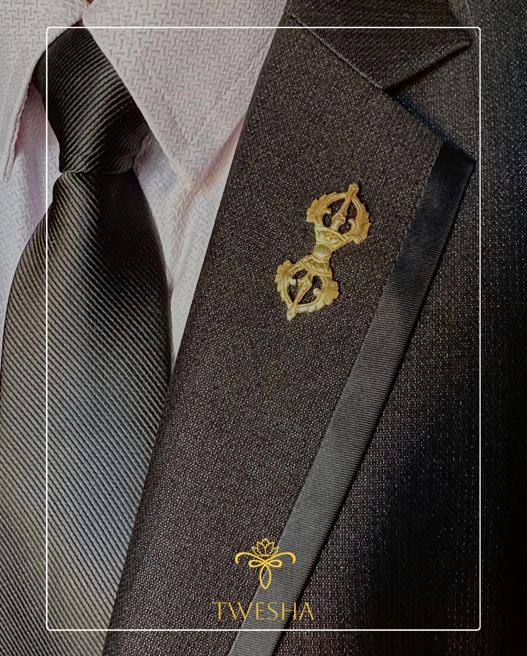 Gold Brooch by Twesha