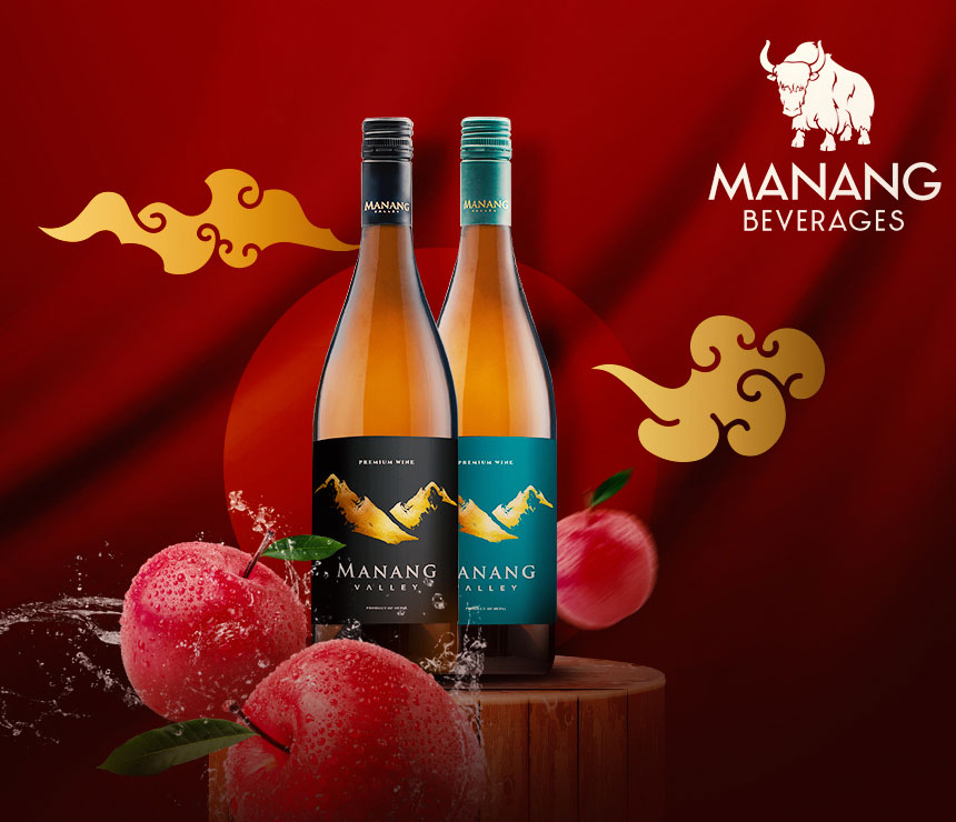 Manang Valley Premium Apple Wine (farm to bottle initiative)