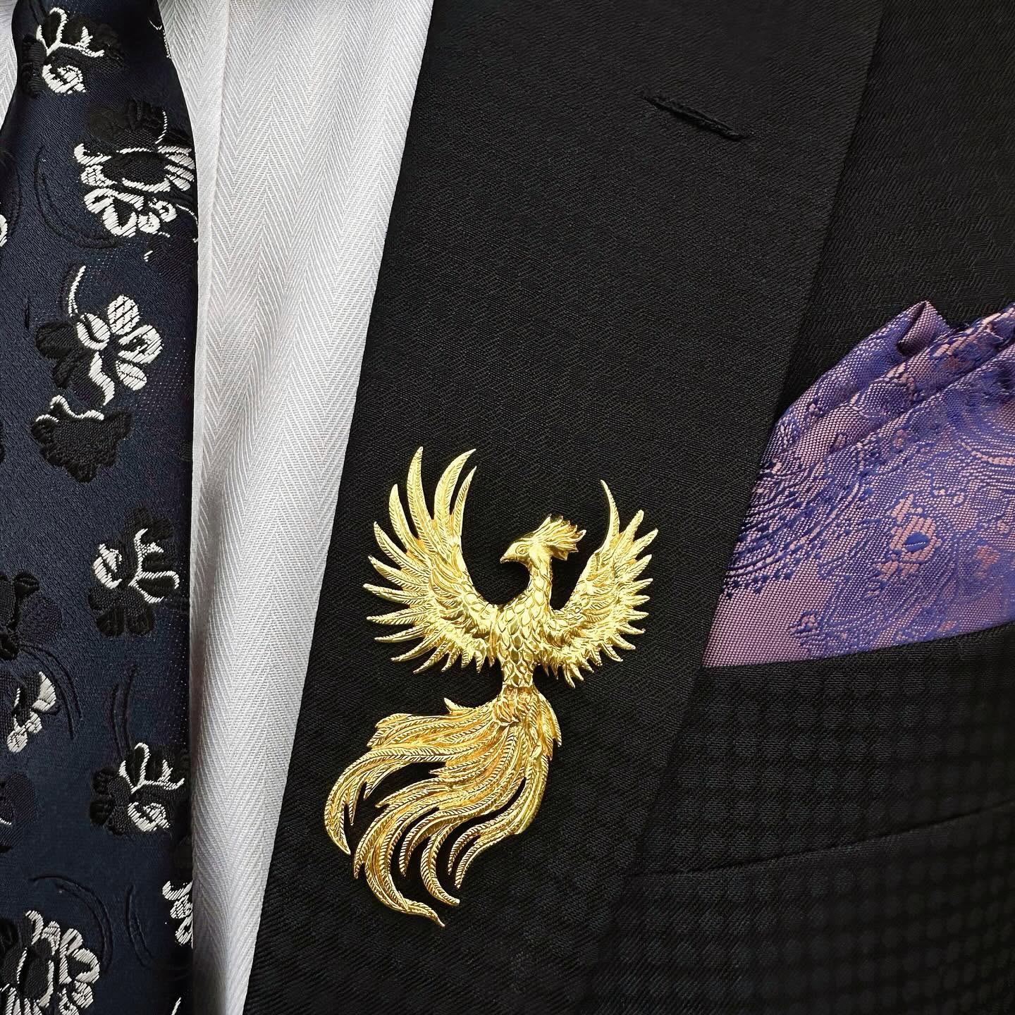 Phoenix Brooch (Rise and Rebirth)